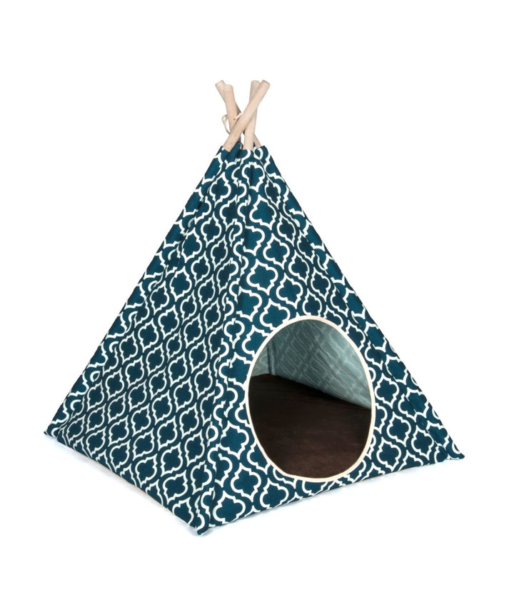P.L.A.Y. Tent Pet Bed (3 Styles) Dog Bed PLAY Moroccan Navy 
