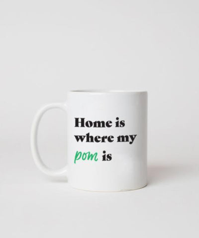 Pomeranian ‘Home Is Where’ Mug Mug Rover Store 