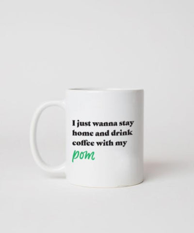 Pomeranian ‘Stay Home’ Mug Mug Rover Store 
