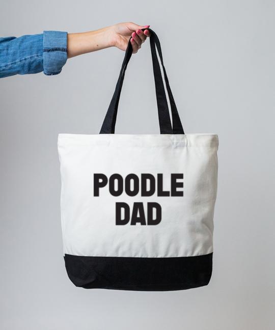 Poodle ‘Dad’ Tote Tote Rover Store 