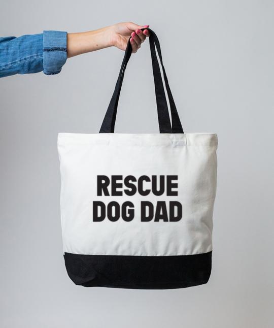 Rescue Dog ‘Dad’ Tote Tote Rover Store 