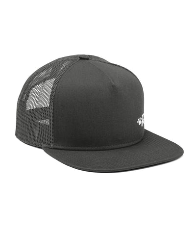Rover Logo Mesh Back Snapback Hat Printful 