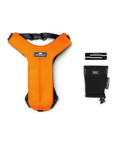 Sleepypod Clickit Sport Plus Car Safety Dog Harness Collar Sleepypod Orange S 