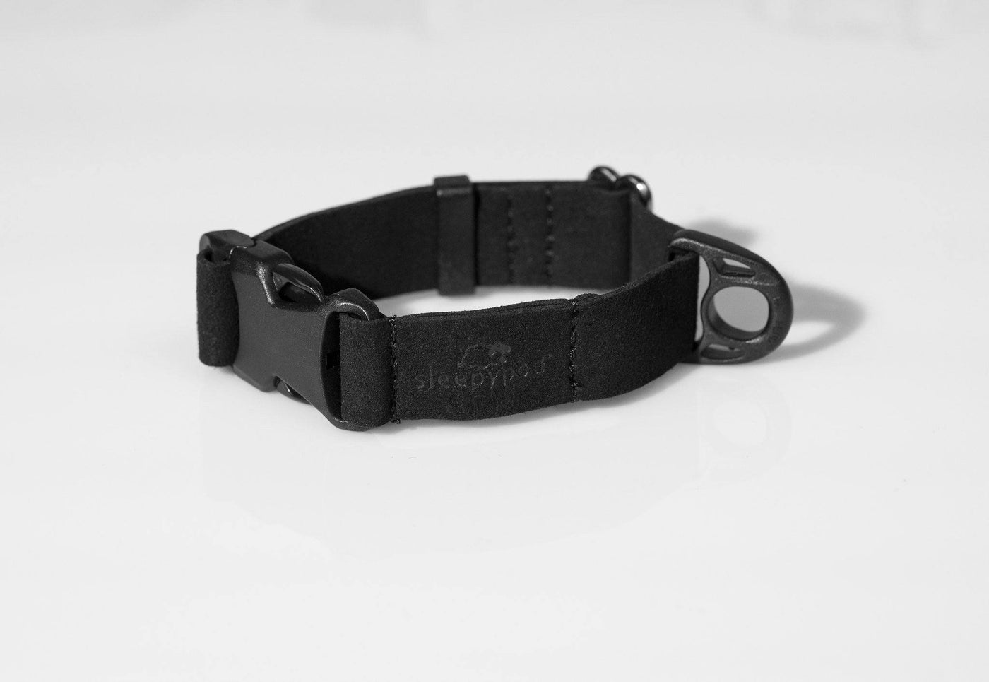 Sleepypod Comfort Suede Dog Collar Collar Sleepypod Black XS 