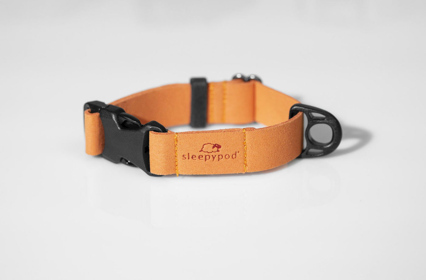 Sleepypod Comfort Suede Dog Collar Collar Sleepypod Orange XS 