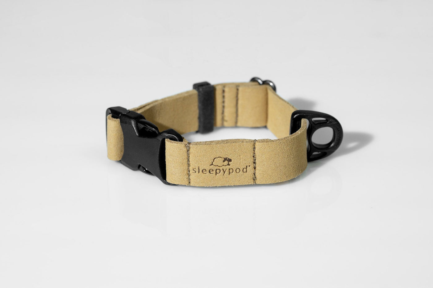 Sleepypod Comfort Suede Dog Collar Collar Sleepypod Tan XS 