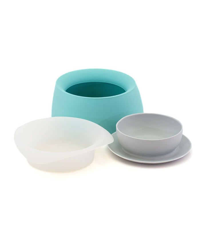 Turquoise Silicone Egg Cups - Set of 3