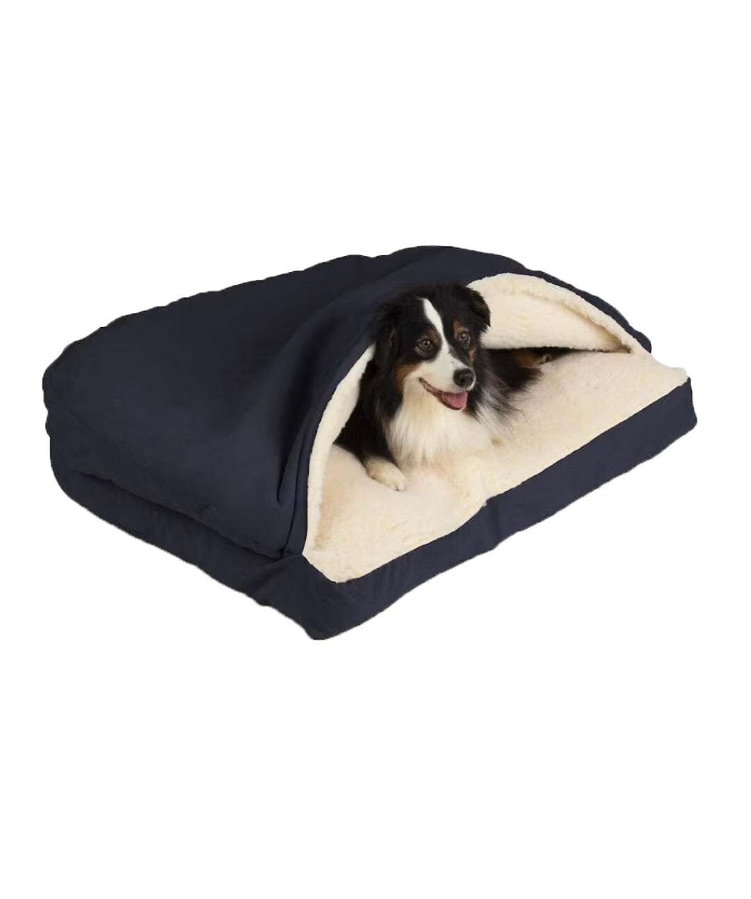 Snoozer Cozy Cave Rectangle Dog Bed Dog bed Snoozer Pet Products Small Navy Classic