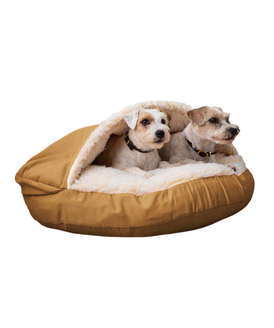 Snoozer Cozy Cave Round Dog Bed Dog bed Snoozer Pet Products Small Khaki Standard