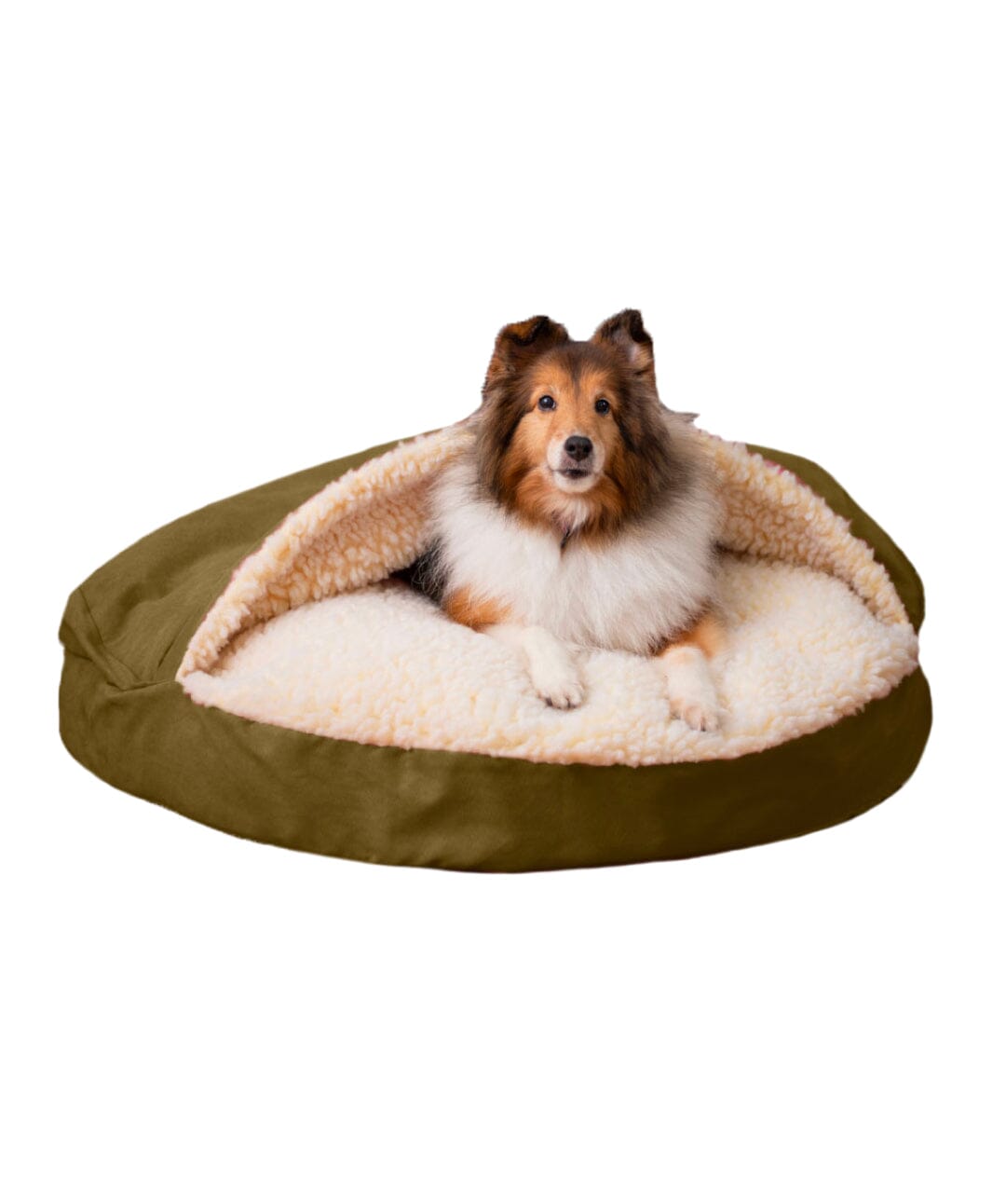 Snoozer Cozy Cave Round Dog Bed Dog bed Snoozer Pet Products Small Olive Standard