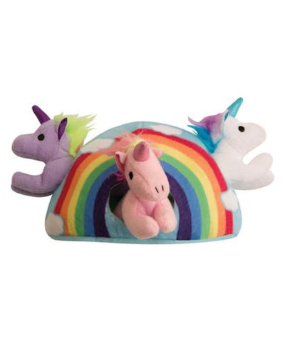 Snugarooz Hide & Seek Rainbow Unicorn Puzzle Dog Toy Dog Toy Rover 