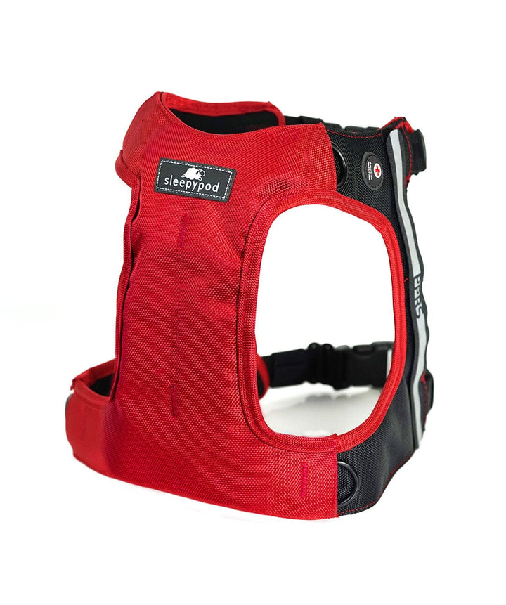 Special Edition - Sleepypod x American Red Cross Clickit Terrain Plus Car Safety Dog Harness Harness Sleepypod S Red 