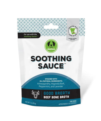 Stashios Good Breath Soothing Sauce Treat Rover Beef 