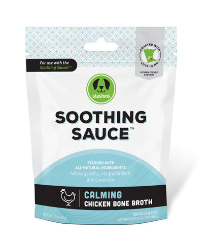 Stashios Soothing Sauce Calming Bone Broth Treat Rover Chicken 