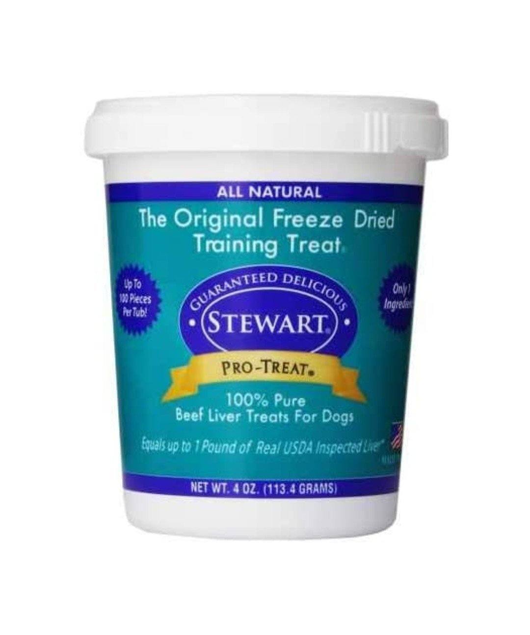 Stewart Freeze-Dried Liver Dog Treats Dog Treats Rover Store 4 oz 