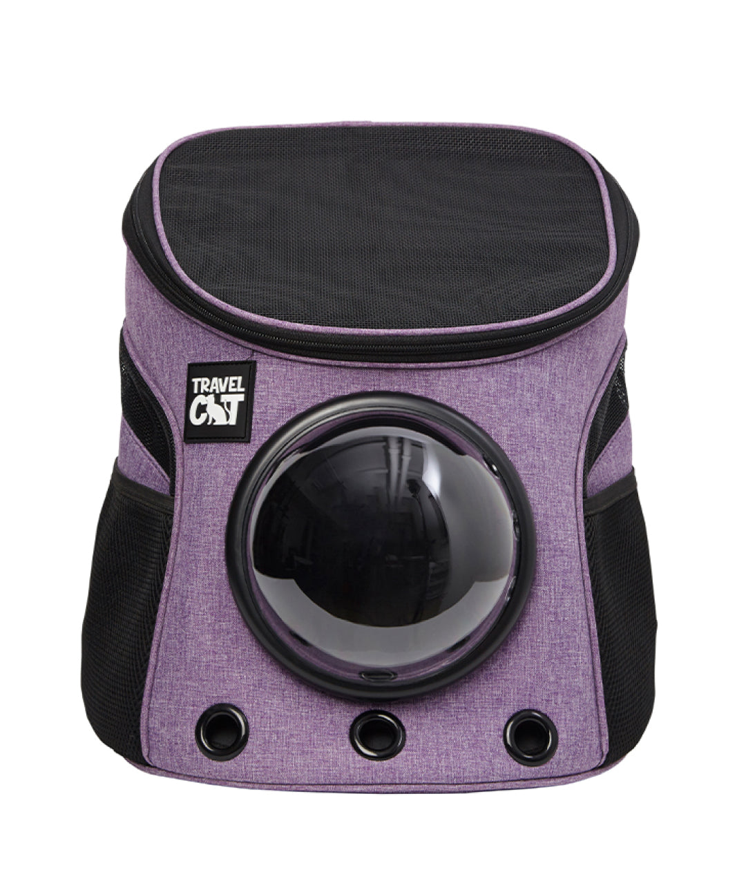 The Fat Cat Mini Bubble Backpack for Small Cats Pet Carriers & Crates Travel Cat Purple 