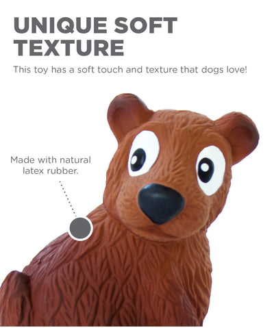 Tootiez Bear Dog Toy Dog Toys Rover 