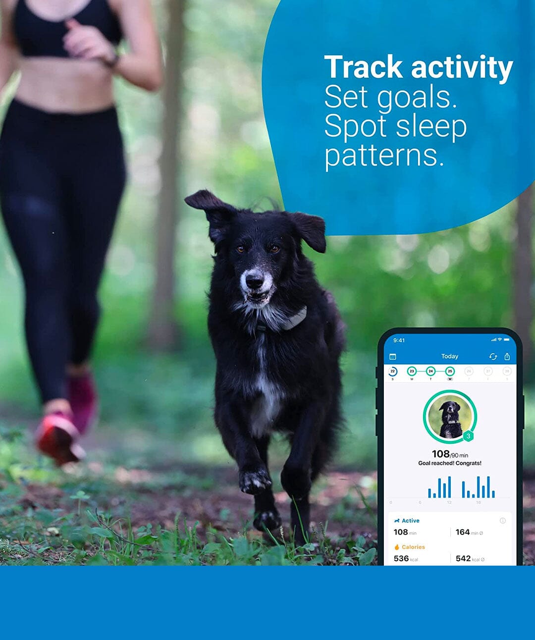Tractive GPS Tracker for Cats and Dogs with Activity Monitoring