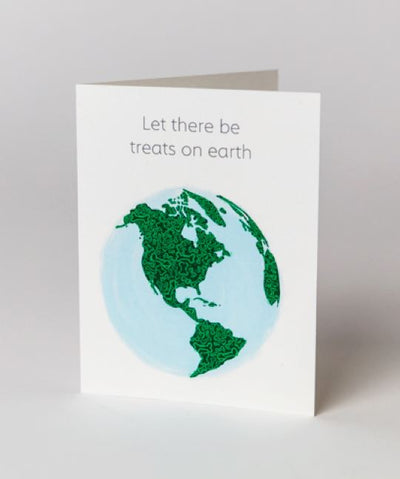‘Treats on Earth’ Holiday Cards - Set of 10 Greeting Card Rover Store 