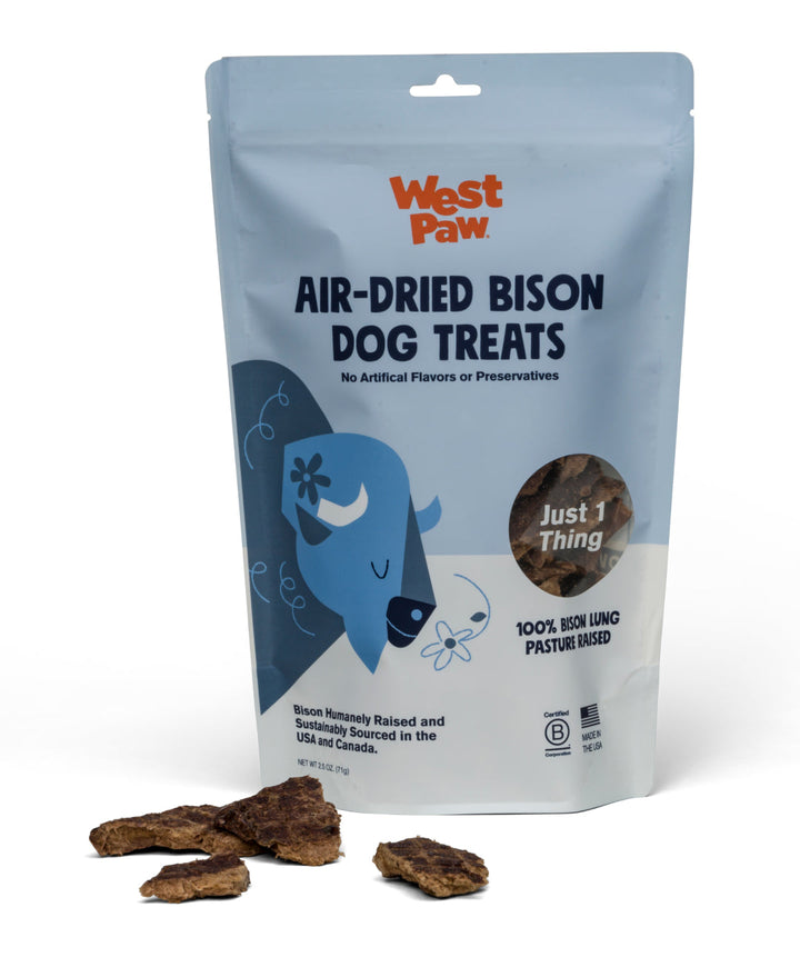 West Paw Air-Dried Bison Lung Dog Treats Dog Treats Rover 