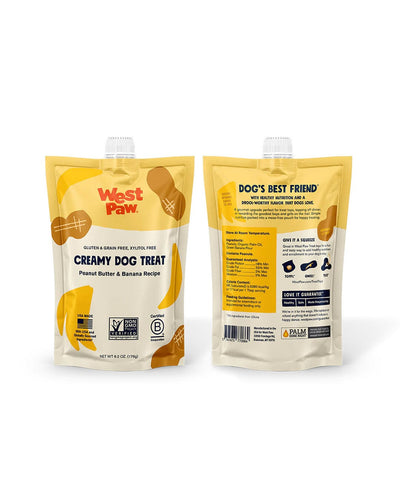 West Paw Creamy Peanut Butter & Banana Dog Treats Dog Treats Rover 